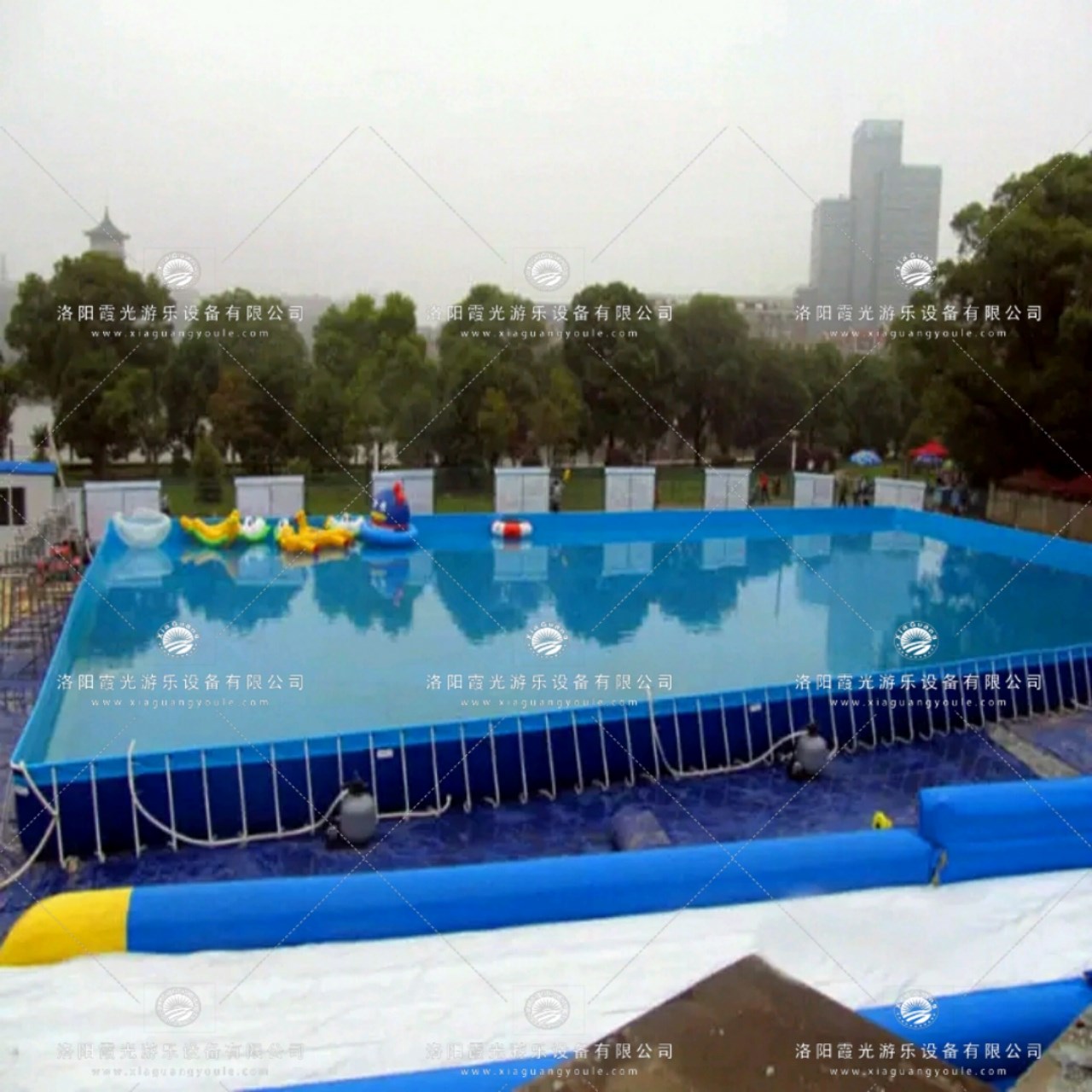 文教镇支架游泳池